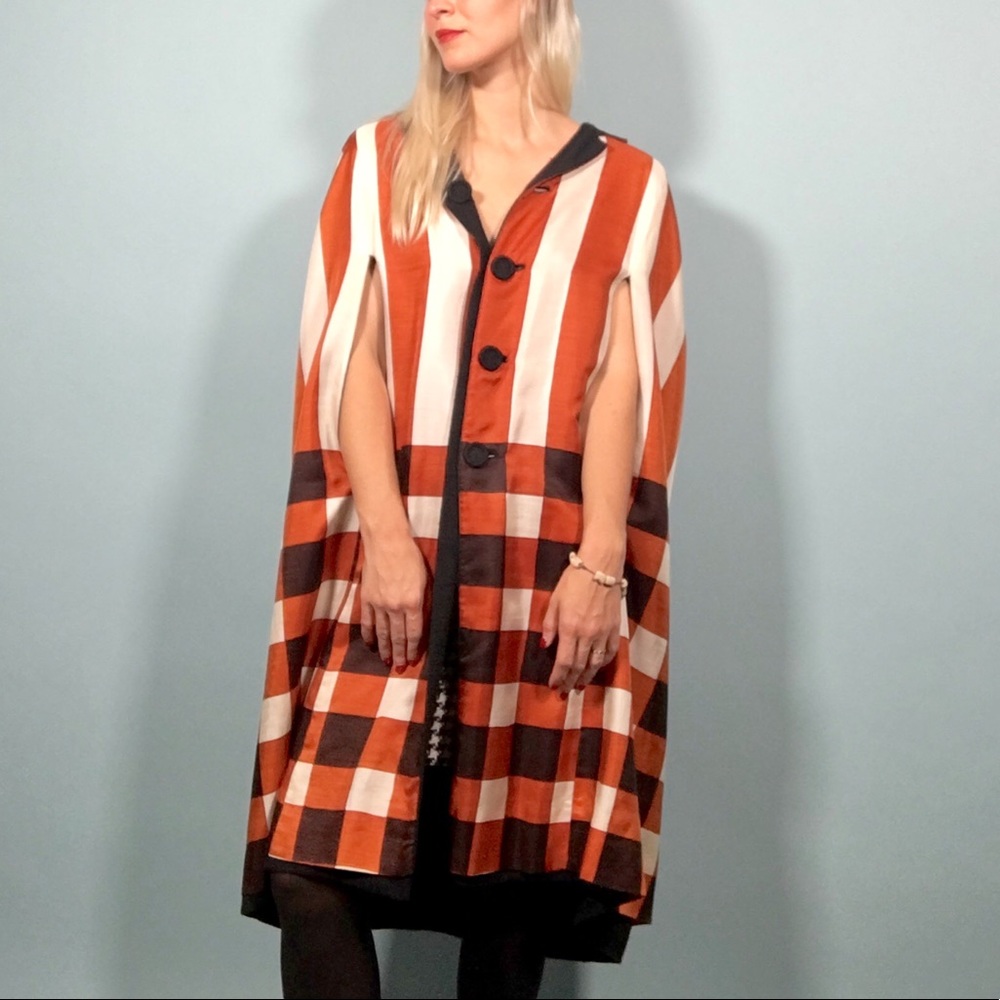 Vintage 1960s Reversible Cape